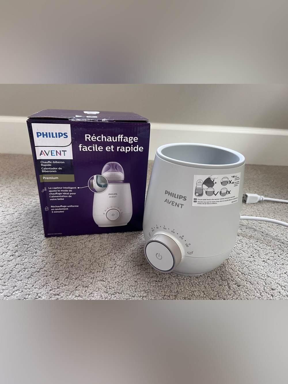 Philips Avent Premium Fast Bottle Warmer